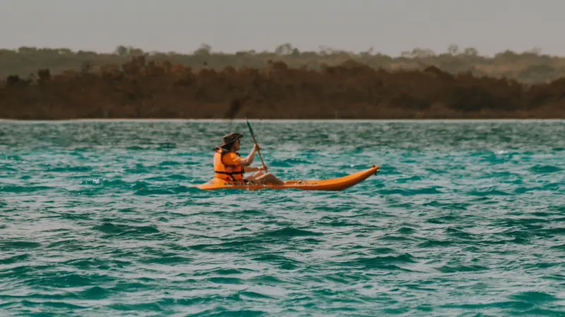 Kayaking in the estuary
